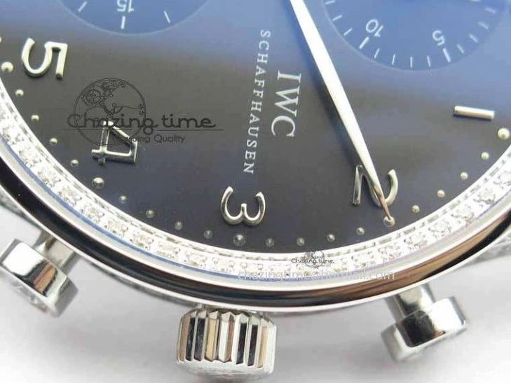 MIROTIME 0319 Unique Portuguese IW3714 Diam ZF V2 1:1 Best Edition Gray Dial On Brown Leather Strap A79350 (Slim Movement) 7250